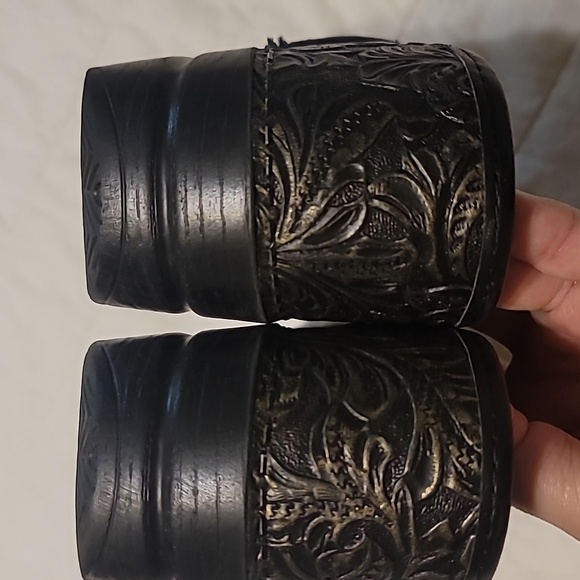 Black Embossed Clogs Dansko Size 37 - Picture 5 of 7